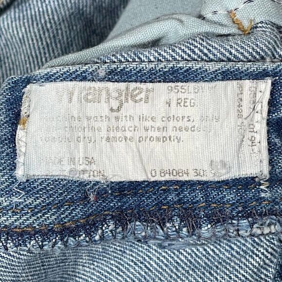 20w Youth 80s USA Vintage‎ Wrangler Jeans - Picture 4 of 8